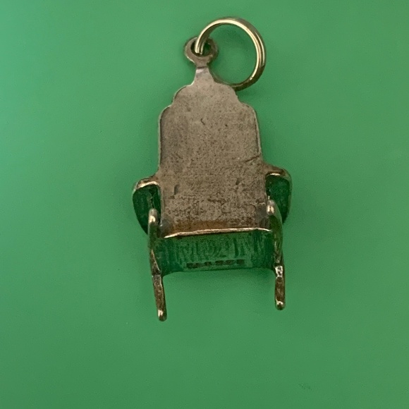 .925 Adirondack Chair Sterling Silver Jewelry Charm #beach #garden - Picture 2 of 6